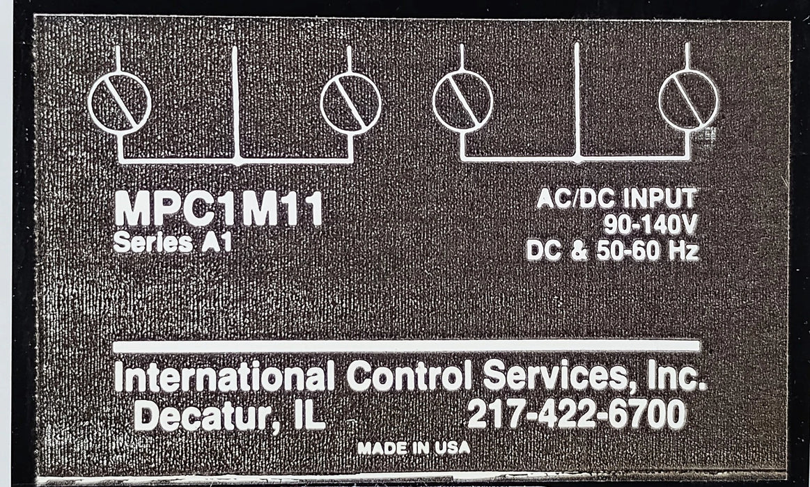 ICS MPC1M11 90-140 V AC/DC 4 Point PLC Input Module