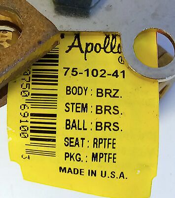Apollo Conbraco 75-102-41 Locking Ball Valve