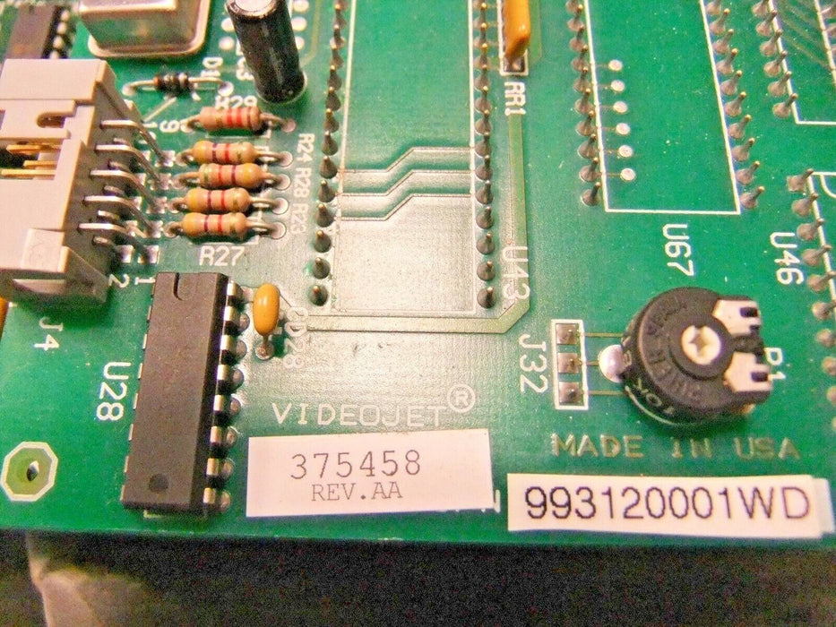 Videojet Display Board W LCD 375458 + Interaction Board EFIG-40