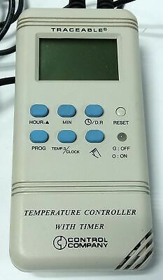 Traceable 4130 120 V AC Probe Style Temperature Controller w/ Timer