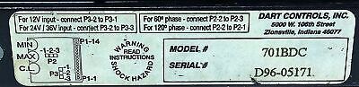 Dart Controls 701BDC DC Drive for DB23D-45 24 V DC Motor