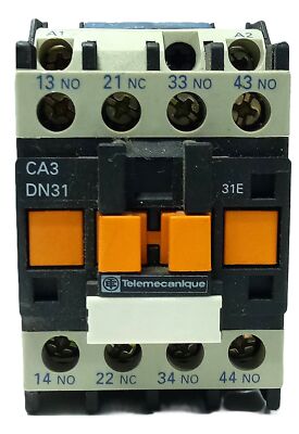 Telemecanique CA3DN31JD Control Relay w/ 12 V DC Coil