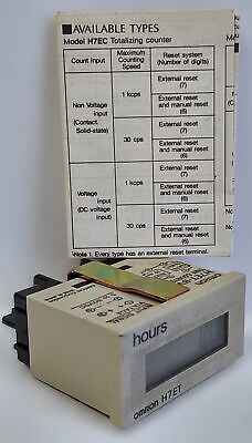 Omron H7ET-BV Digital Hour Meter with 7 Digit LCD Display