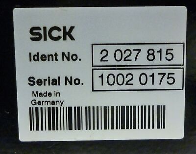 Sick 2 027 815 I/O Module (No Cable