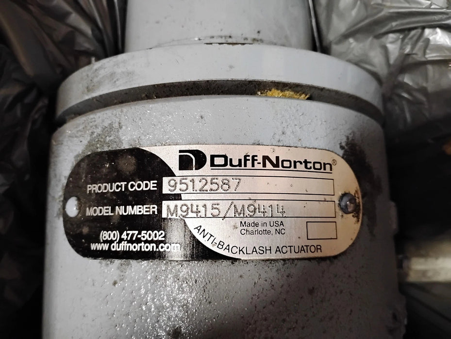 Duff Norton M9415/M9414 9512587 Anti-Backlash Actuator