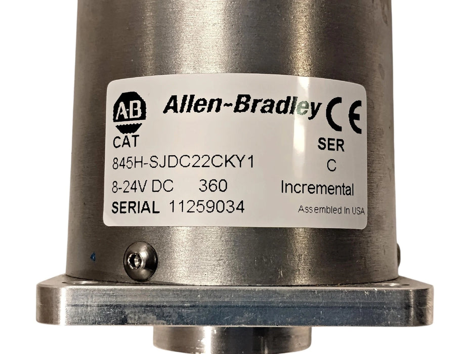 Allen-Bradley 845HSJDC22CKY1 Ser C 8-24 V DC 360 PPR Optical Incremental Encoder