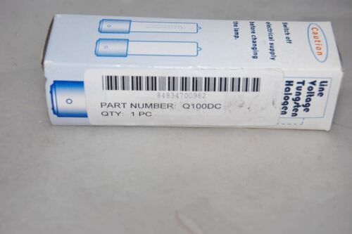 Line Voltage Tungsten Halogen Light Q100DC Lamp 120V