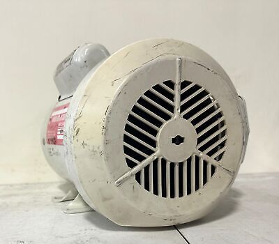 GE 5KC49UN0249A 115/230 V 1725 RPM 1 HP 1 PH 56C Frame TENV Washdown Duty Motor