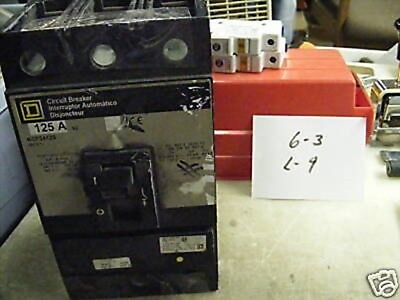 Square D Circuit Breaker KCF34125 125A 3P 480V