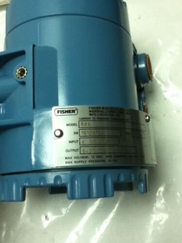 Fisher MODEL 846 19128134 PRESSURE TRANSDUCER
