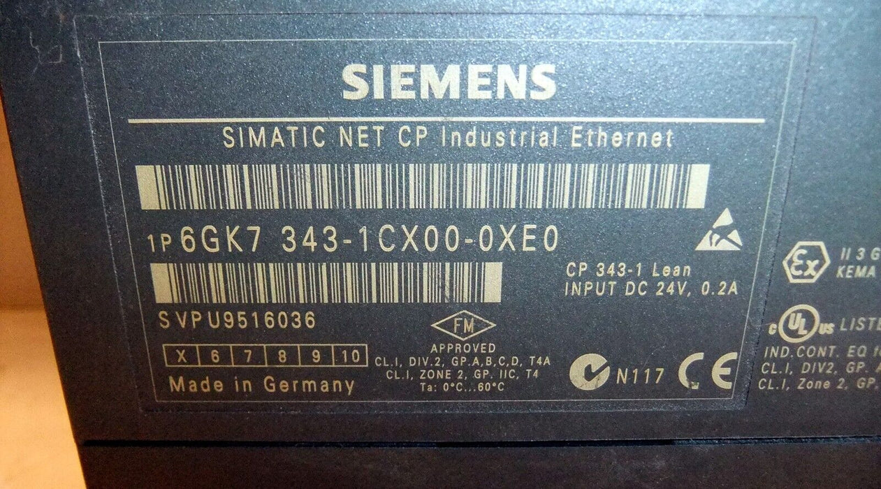 Siemens 6GK7343-1CX00-0XE0 Communications Module