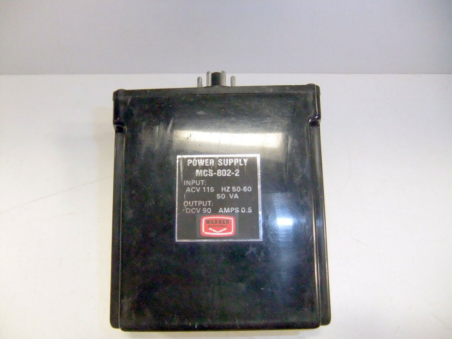 Warner Electric MCS-802-2 Clutch Brake Power Supply