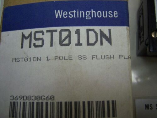 Westinghouse Starter MST01DN 1 Pole 240 AC/DC Flush Plate