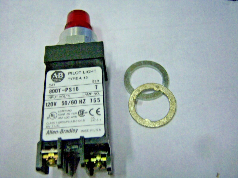 Allen-Bradley 800T-PS16R Pilot Light RED