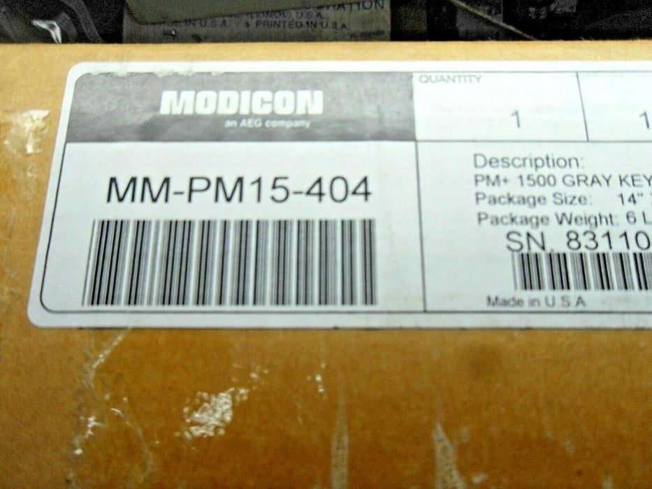 Modicon Mm-Pm15-404 Operator Interface