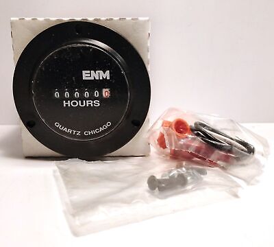 ENM T50-B-212P 115 V AC Panel Mount Hour Meter