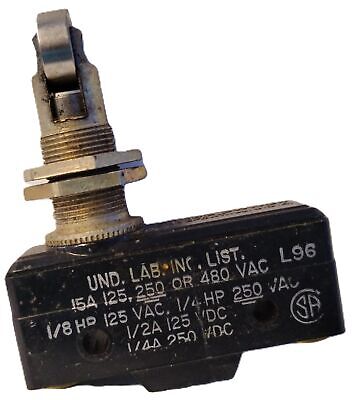 Honeywell BZ-2RQ181-A2 125/250/480 V 15 A Limit Switch Roller Plunger - Lot of 3