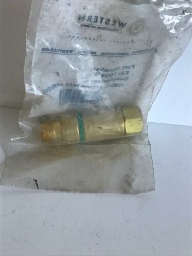 Western Enterprises FA-100P Flashback Arrestor