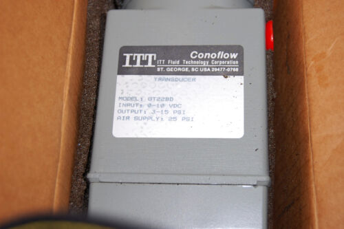 ITT CONOFLOW TRANSDUCER GT22BD