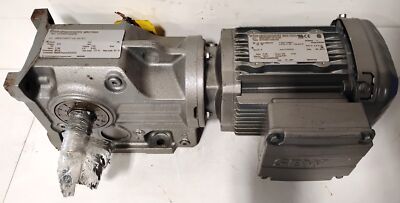 SEW Eurodrive K37DRS71M4/DH 230/460 V 1690 RPM .75 HP 5.36 Ratio Gear Motor