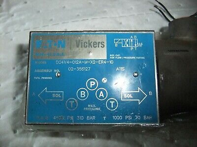 Vickers DG4V4-012A-M-X2-ER4-10 02356127 Hydraulic Solenoid Valve