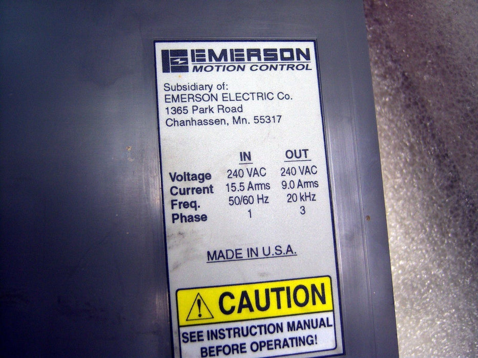 Emerson EN204 Digital Servo Drive 960500-01