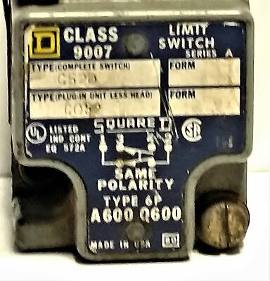 Square D C52D Precision Limit Switch