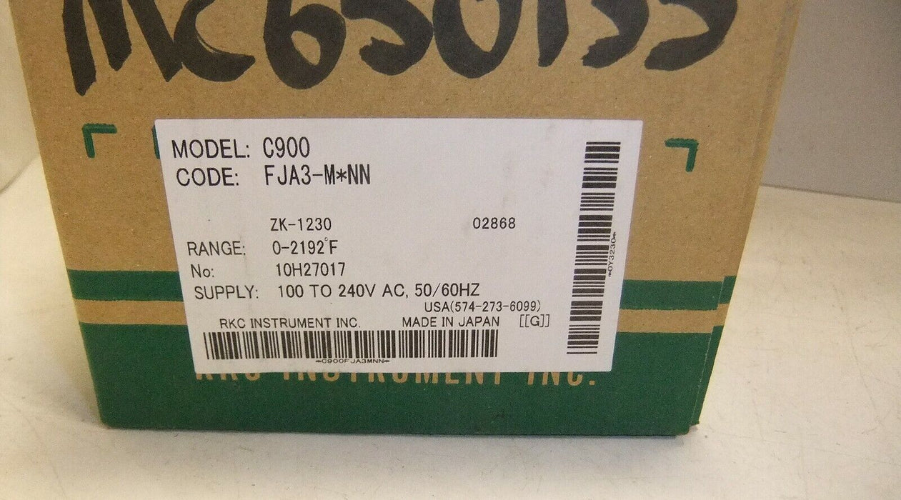 RKC Temperature Process Control C900 FJA3-M-NN