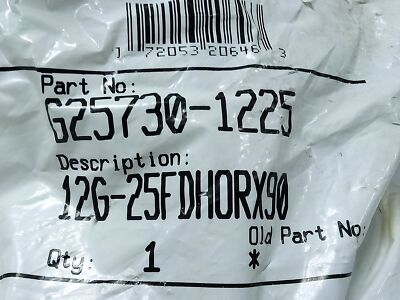 Gates G25730-1225 12G-25FDHORX90 M36X2.0 90 Degree Hydraulic Hose Fitting