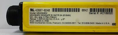Omron 42687-0240 / MS4324BX STI MiniSafe Safety Light Curtain Emitter