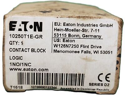 Eaton 10250T1E-GR 24VDC Contact Block for Pushbutton