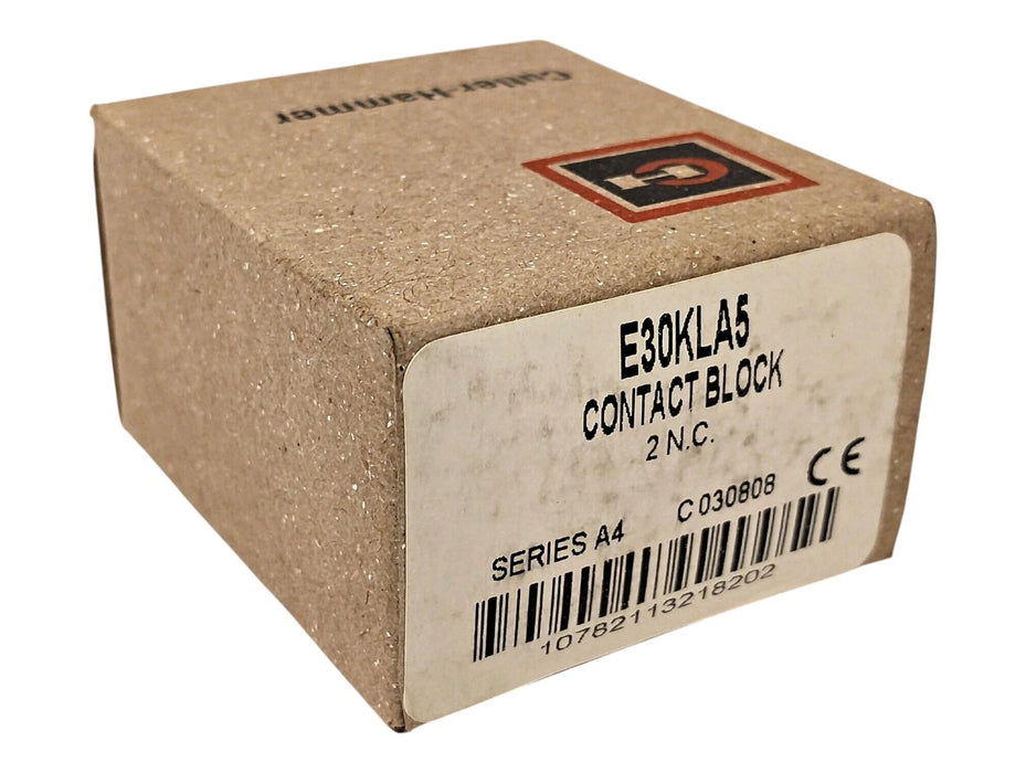 Cutler-Hammer E30KLA5 600VAC/250VDC 10 A 2 NC Contact Block for Pushbutton