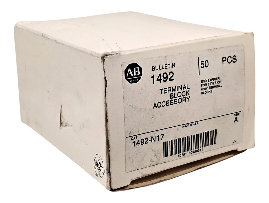 Allen-Bradley 1492-N17 Terminal Block End Barrier