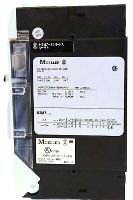 Moeller NZM7-40N-NA 480 VAC 40 A Molded Case Circuit Breaker
