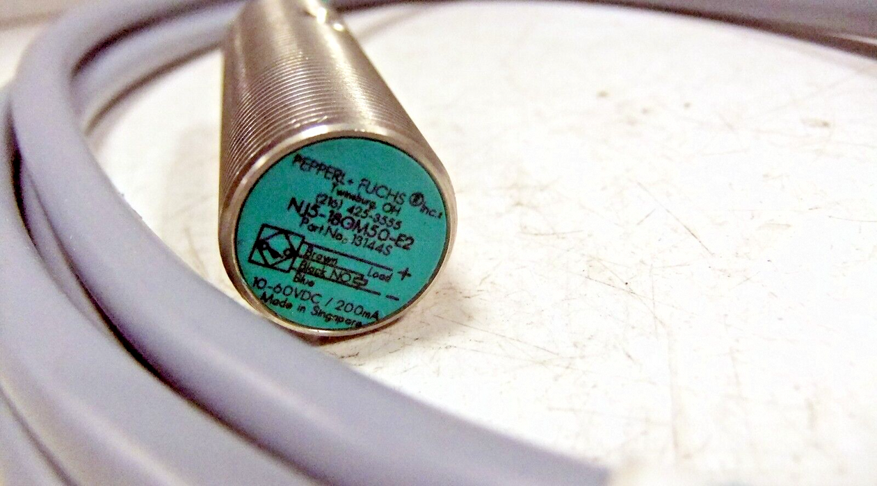 Pepperl NJ5-18GM50-E2 Proximity Sensor