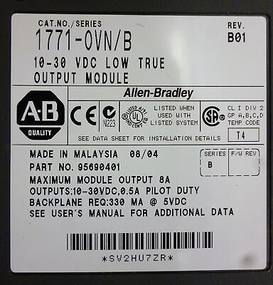 Allen-Bradley 1771-OVN/B 32 Channel Output Module