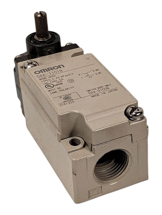 Omron D4A-1101N 600 V AC 10 A IP67 Rotary Gear Limit Switch