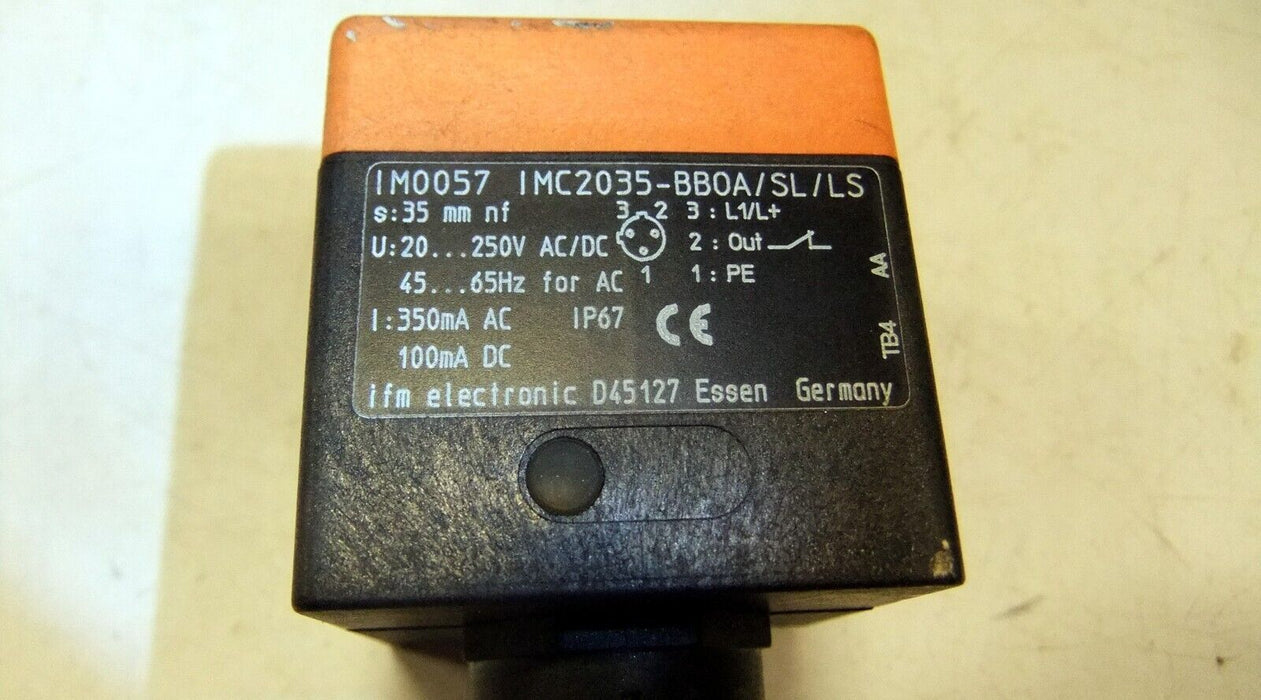 IFM EfectorIM0057 IMC2035-BBOA/SL/LS Inductive Sensor