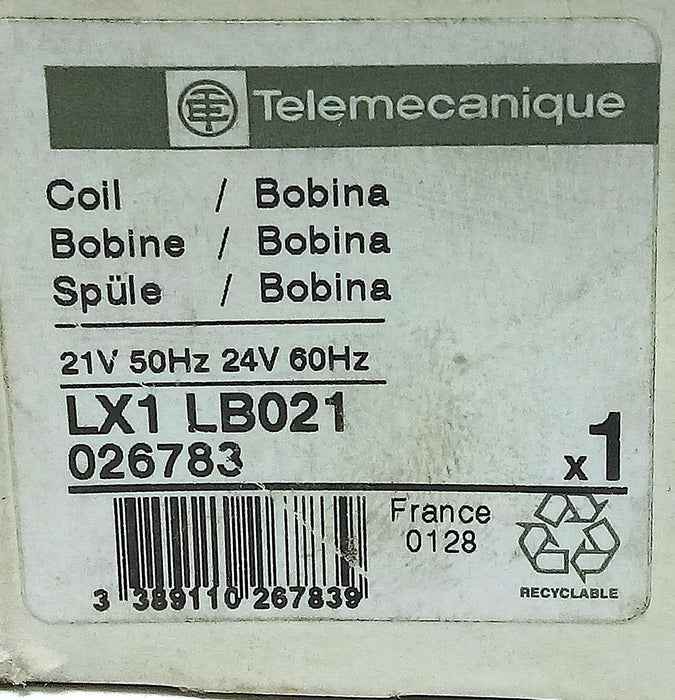 Telemecanique LX1LB02121-24 V AC Coil for Contactor