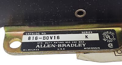 Allen-Bradley 816-BOV16 Ser K NEMA Size 1 Overload Protection Relay