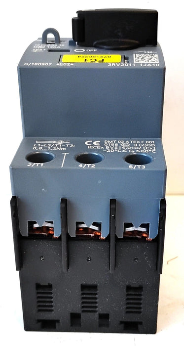 Siemens 3RV2011-1JA10 Motor Protection Circuit Breaker/Starter