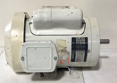 GE 5KC49UN0249A 115/230 V 1725 RPM 1 HP 1 PH 56C Frame TENV Washdown Duty Motor