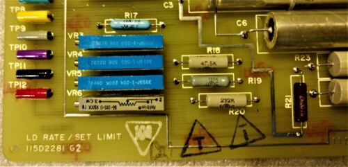 GE 115D2281G2 LD RATE / SET LIMIT