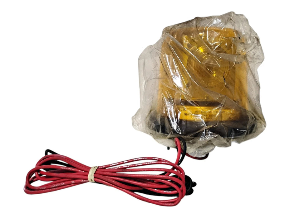 North American Signal FL-SS FL-SS-L 12 V Amber Solid State Flashing Light