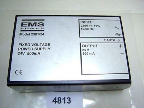 Ems Power Fixed Voltage Power Supply 2381-24 24V