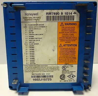 Honeywell RM7890-B-1014 Burner Control