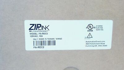 AutomationDirect FA-REC2 125 VAC 15 A 3-Wire Duplex Straight Blade Receptacle