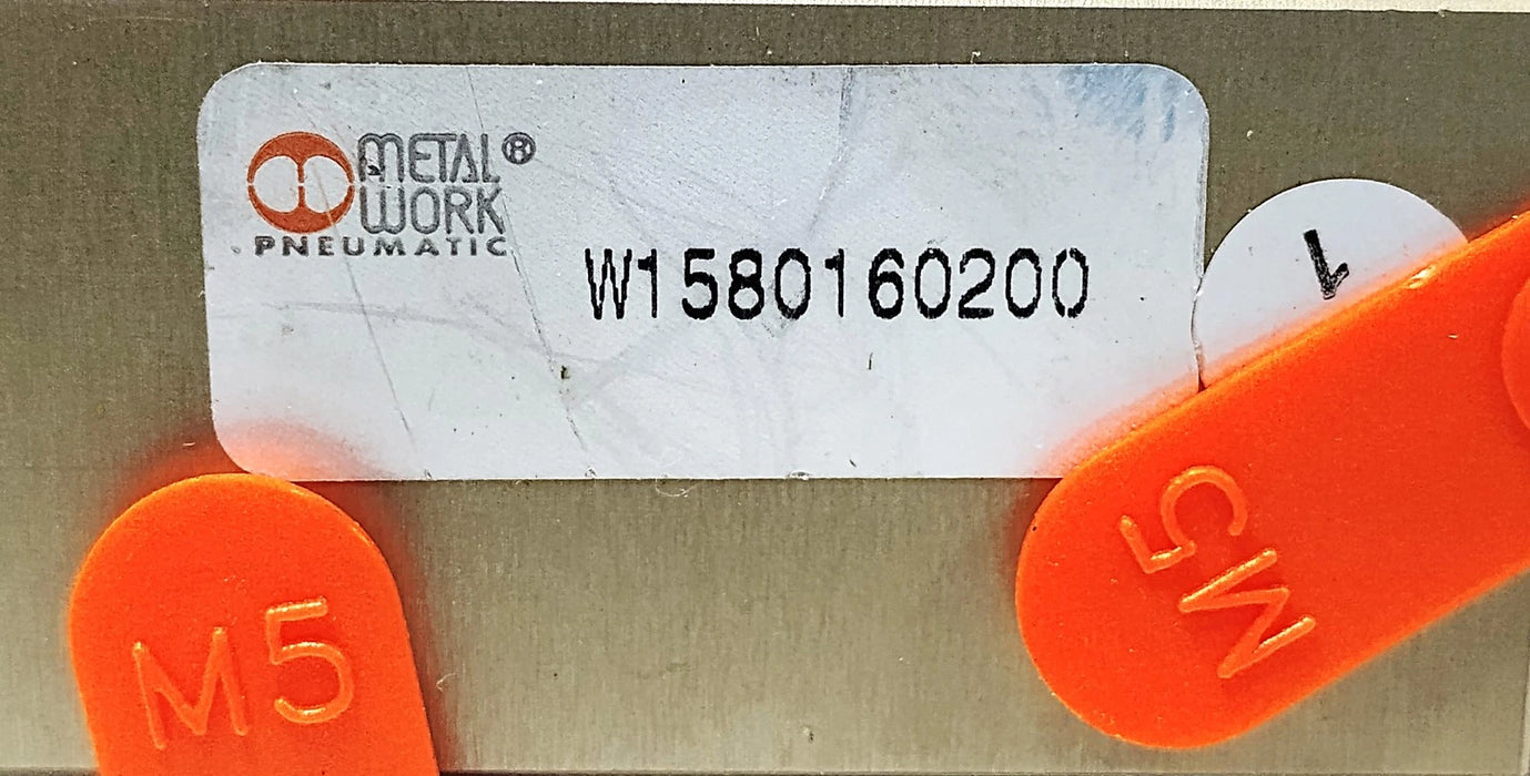 Metal Work W1580160200 2 Jaw Pneumatic Gripper