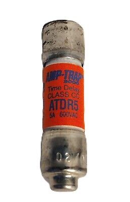 Ferraz Shawmut ATDR5 600 VAC / 300 VDC 5 A Amp-Trap Time Delay Fuse - Lot of 10