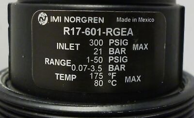 Norgren R17-601-RGEA Air Pressure Regulator
